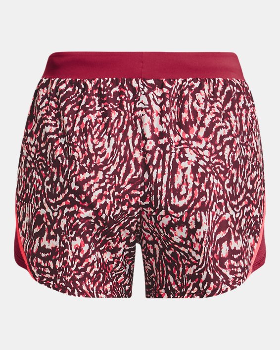 Pantalón corto con estampado UA Fly-By 2.0 para mujer, Pink, pdpMainDesktop image number 5